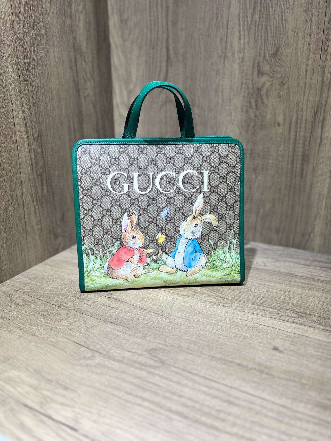 GUCCI animal print tote bag, Peter Rabbit™Peter Rabbit tote bag, brand new and unused