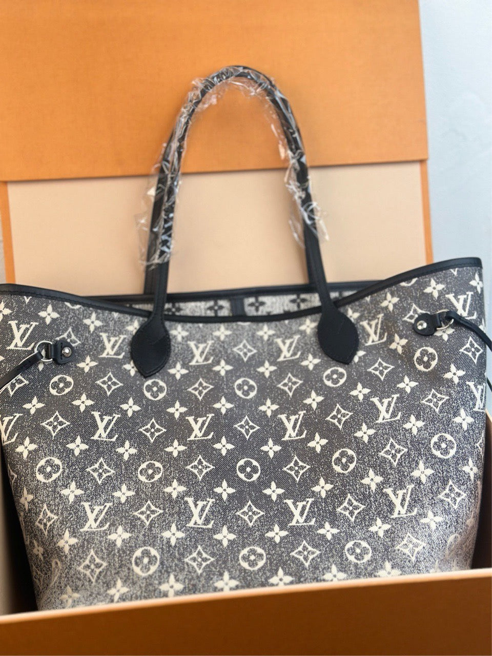 LV neverfull medium, 23SS denim