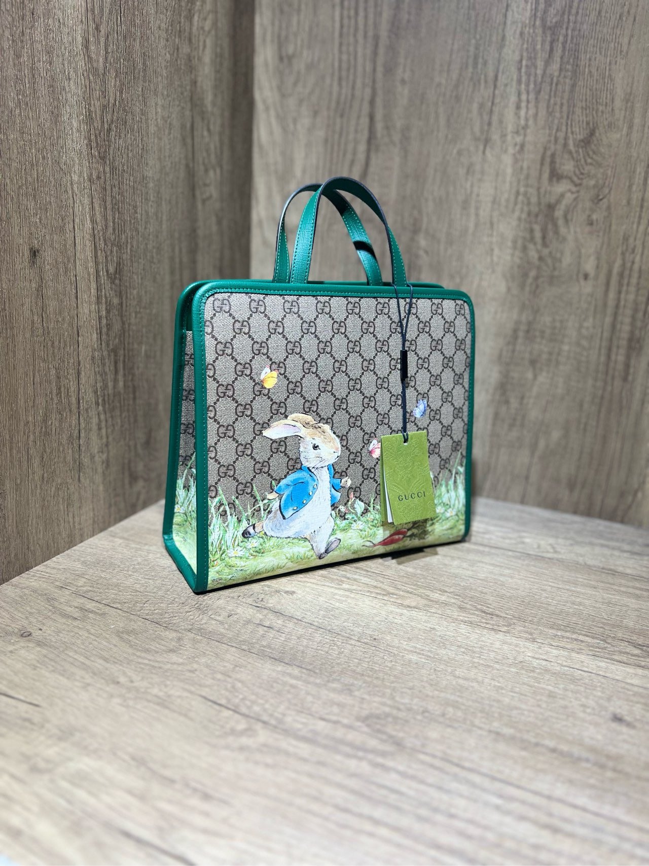 GUCCI animal print tote bag, Peter Rabbit™Peter Rabbit tote bag, brand new and unused