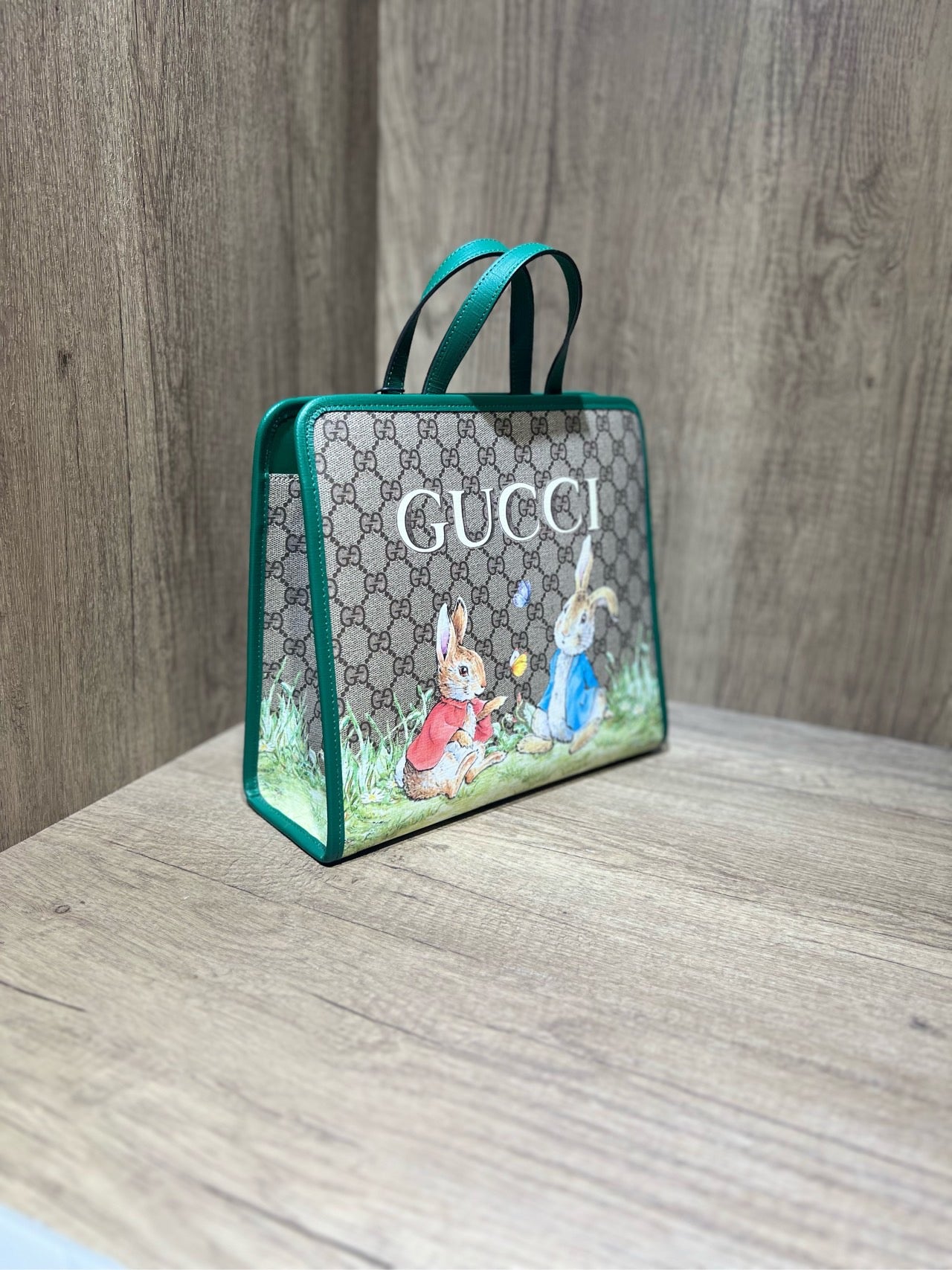 GUCCI animal print tote bag, Peter Rabbit™Peter Rabbit tote bag, brand new and unused