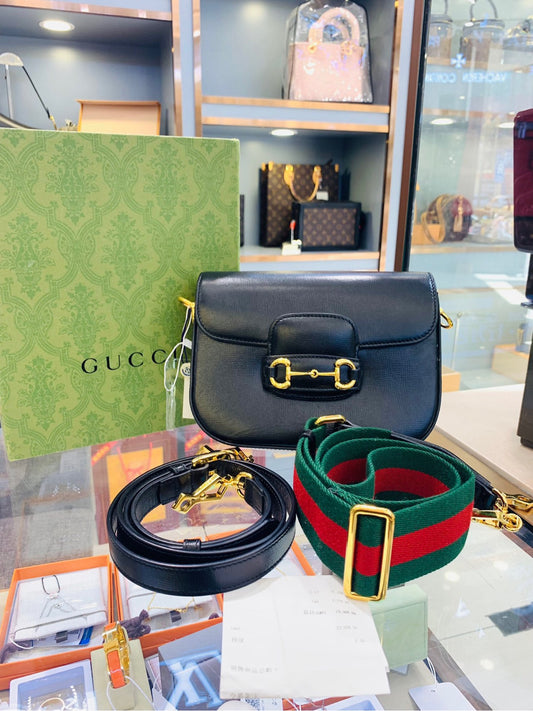 Gucci new 1955 mini saddle bag, condition 98% new, accessories dust bag