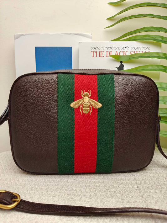 Gucci Little Bee Camera Bag Shoulder Bag ~