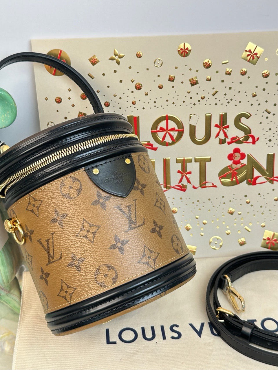 LV Louis Vuitton Chip Edition Fortune Bucket