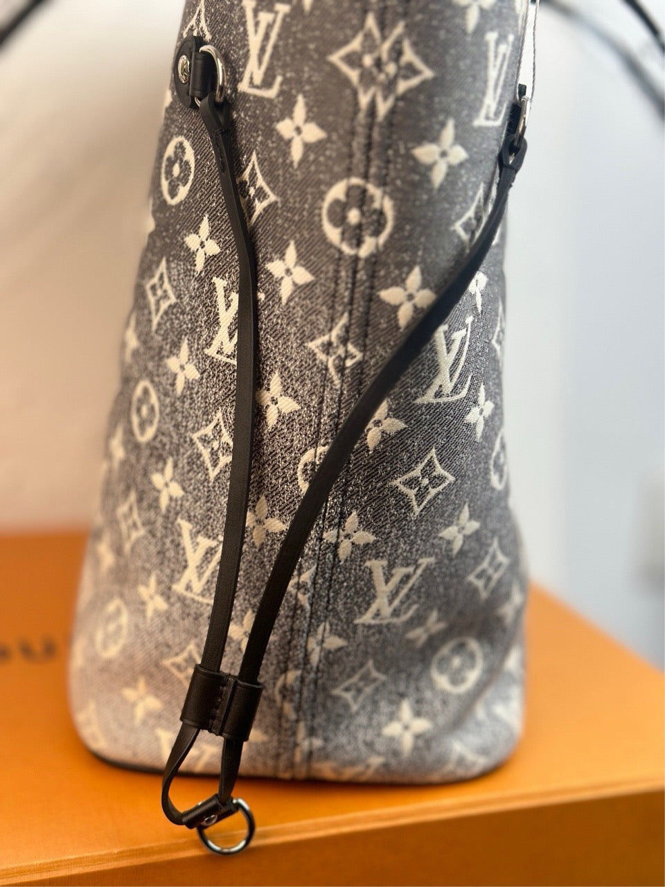 LV neverfull medium, 23SS denim