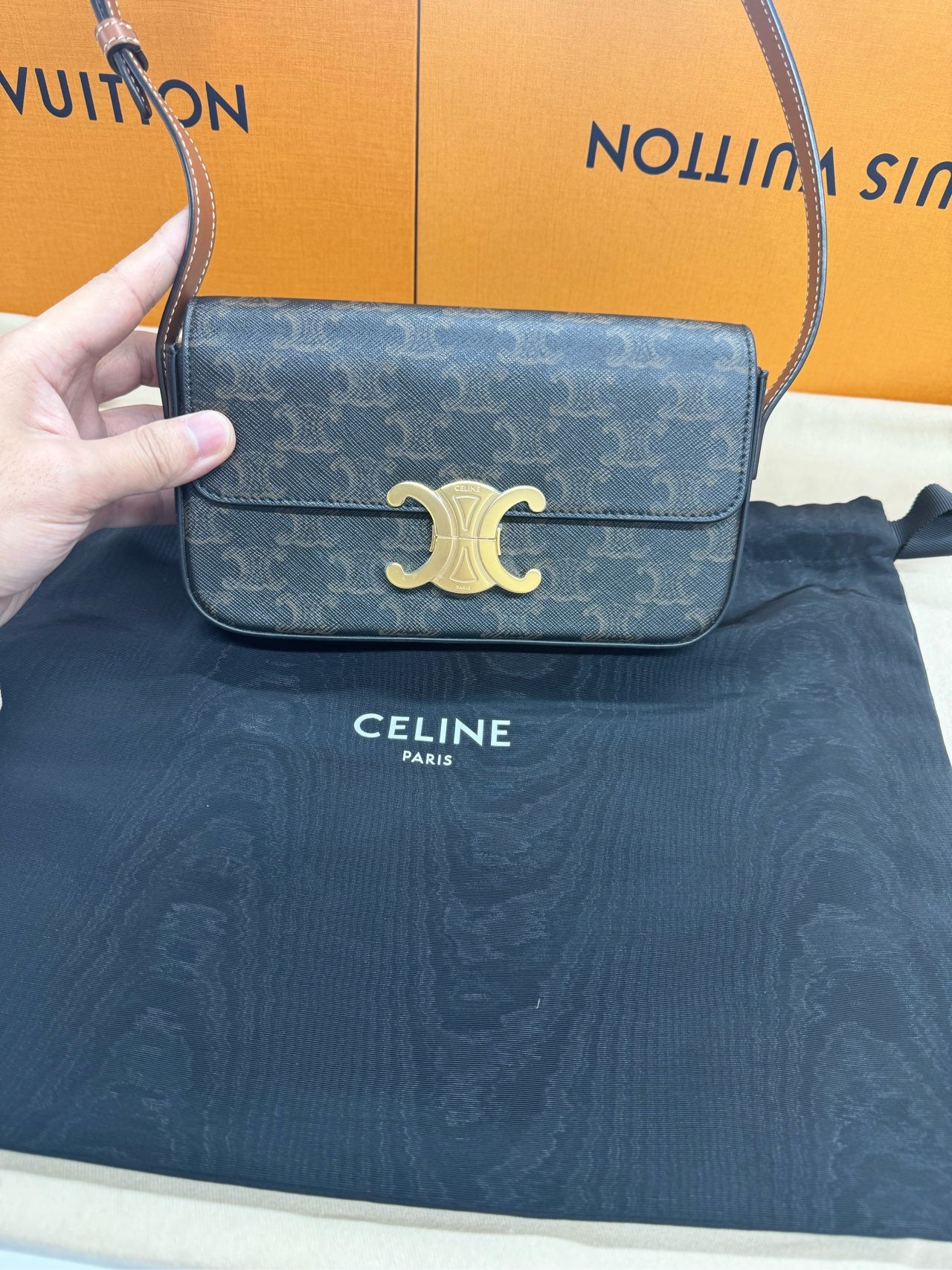 Brand new Celine Celine underarm bag handbag ~