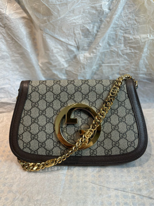 Gucci Blondie series old flower double G chain bag 98/99 %new