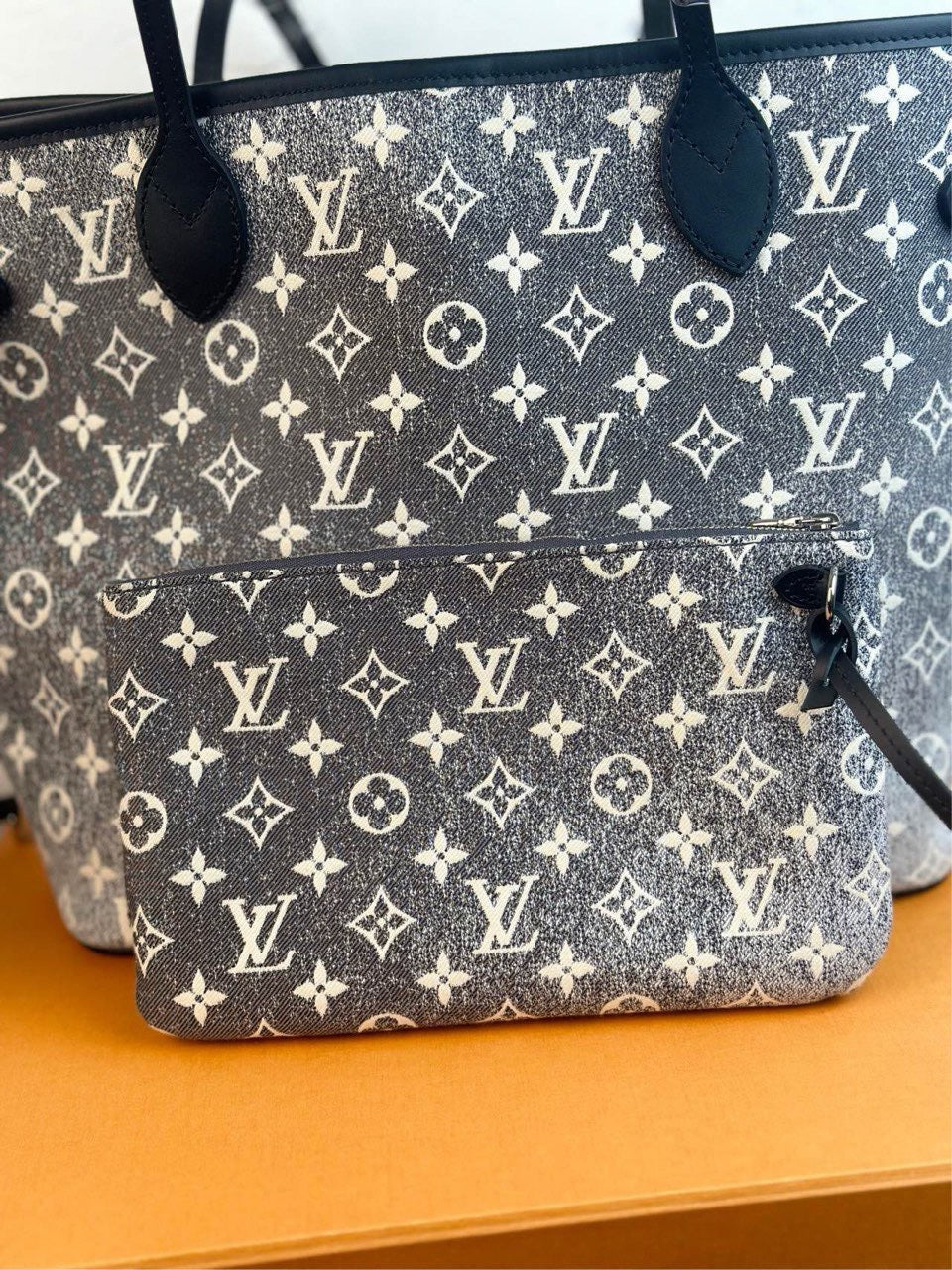 LV neverfull medium, 23SS denim